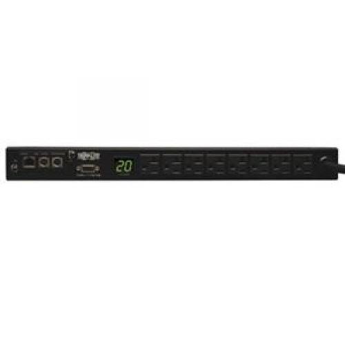 Tripp Lite PDUMNH20 Single-Phase Monitored PDU - Horizontal Rackmount - Power Distribution Unit ( Rack-mountable ) - 20 A - AC 1