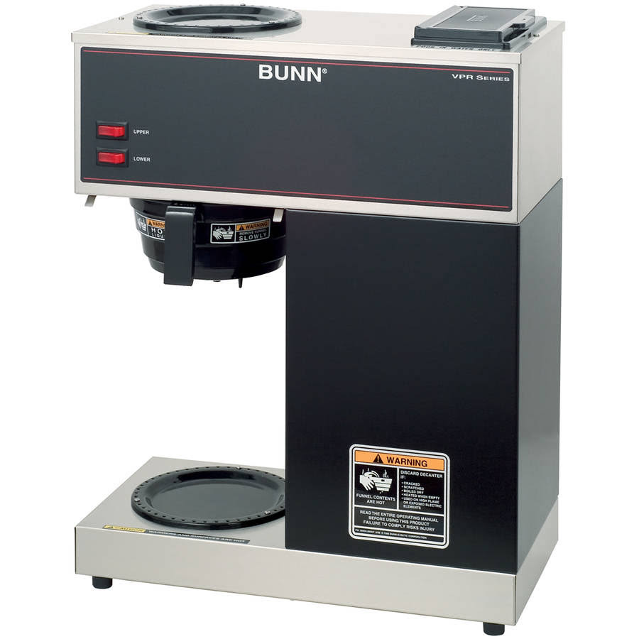 Refurbished Bunn Vpr 12-Cup Commercial Coffee Brewer, Black, 33200.1000