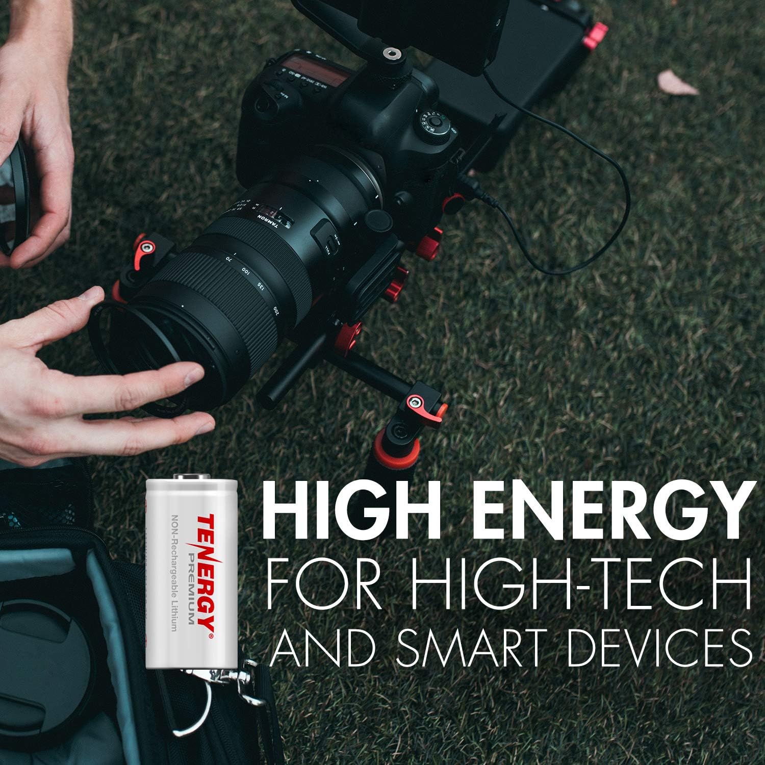 Tenergy Premium 40 Pack NonRechargeable CR123A 3V Lithium Battery, Primary Battery for Arlo Cameras, Photo Lithium Batteries, Smart Sensors, and More Pack of 2