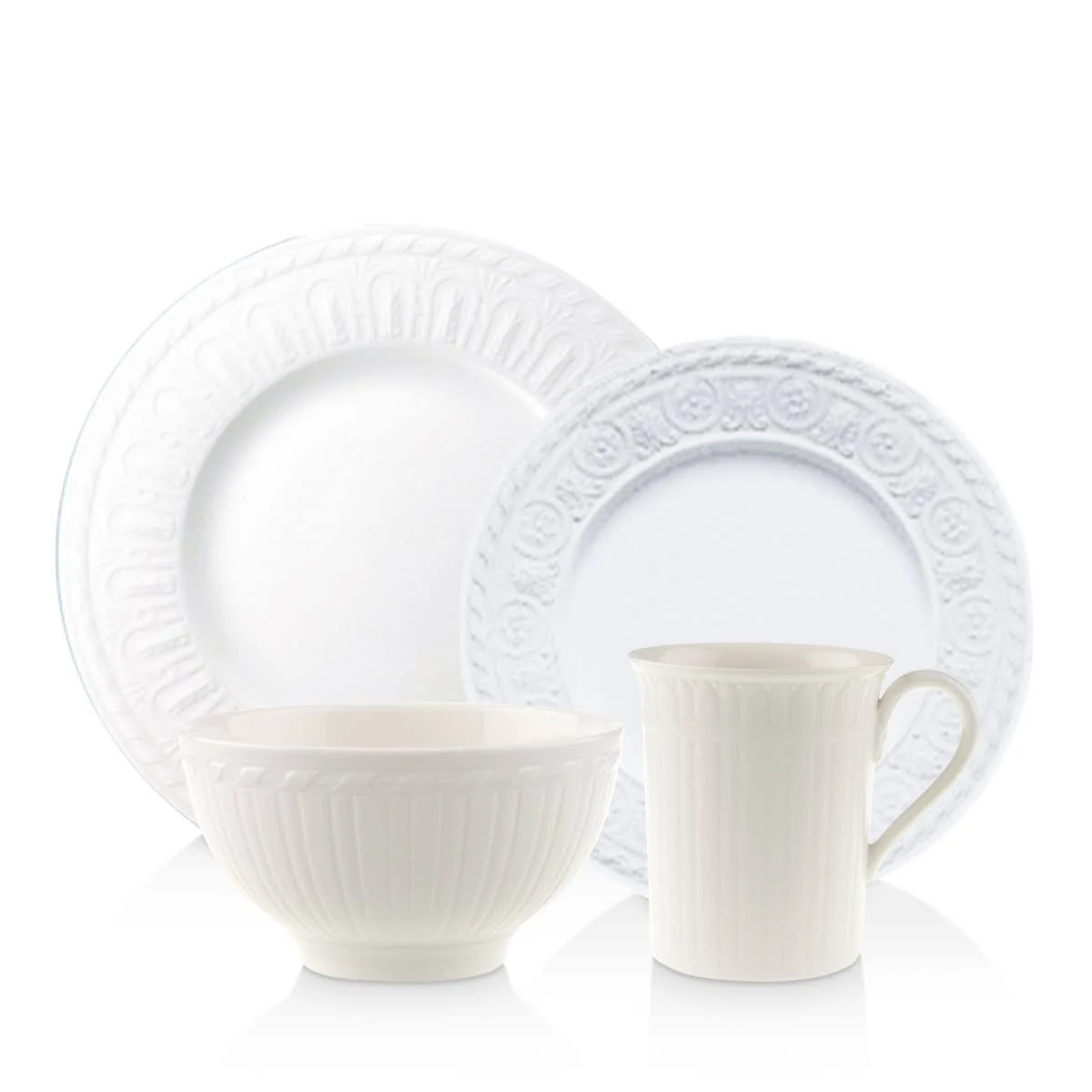 Villeroy u0026 Boch Cellini 4-Piece Place Setting - White