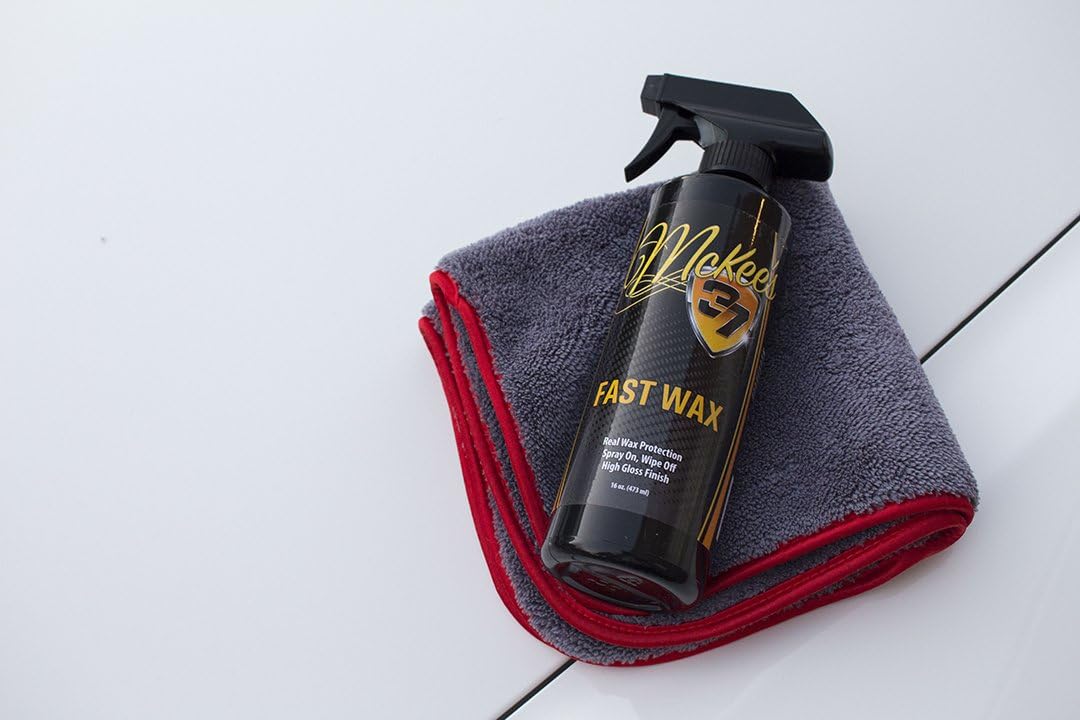 McKee's 37 MK37-431 Fast Wax (Spray Wax), 128 oz. Pack of 2