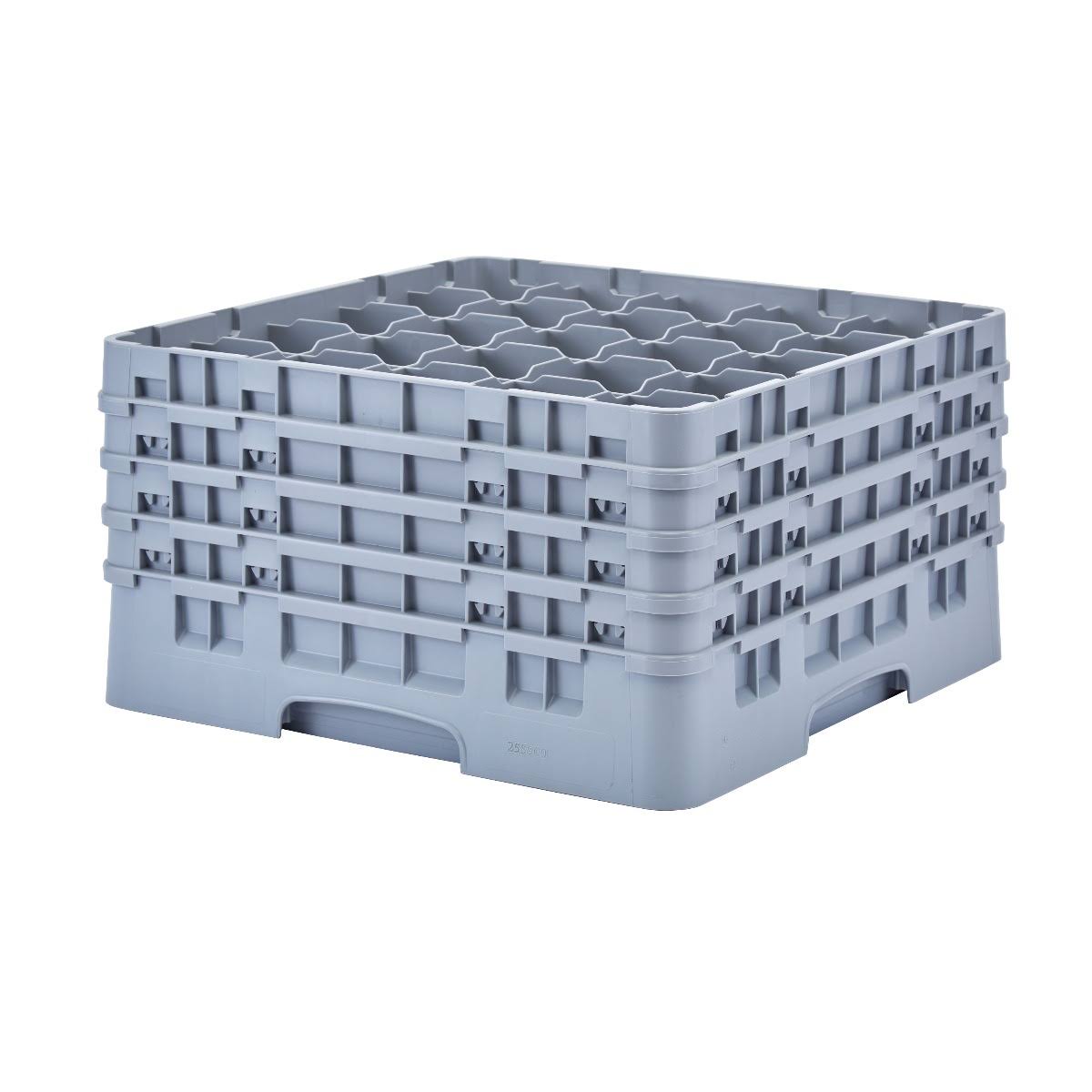 Cambro 25S900151 Camrack Soft Gray 25 Comp. 4 Extender Glass Rack