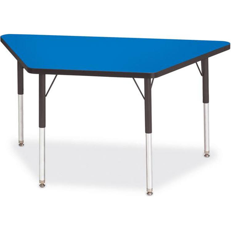 Berries Black Edge Toddler Height Trapezoid Table