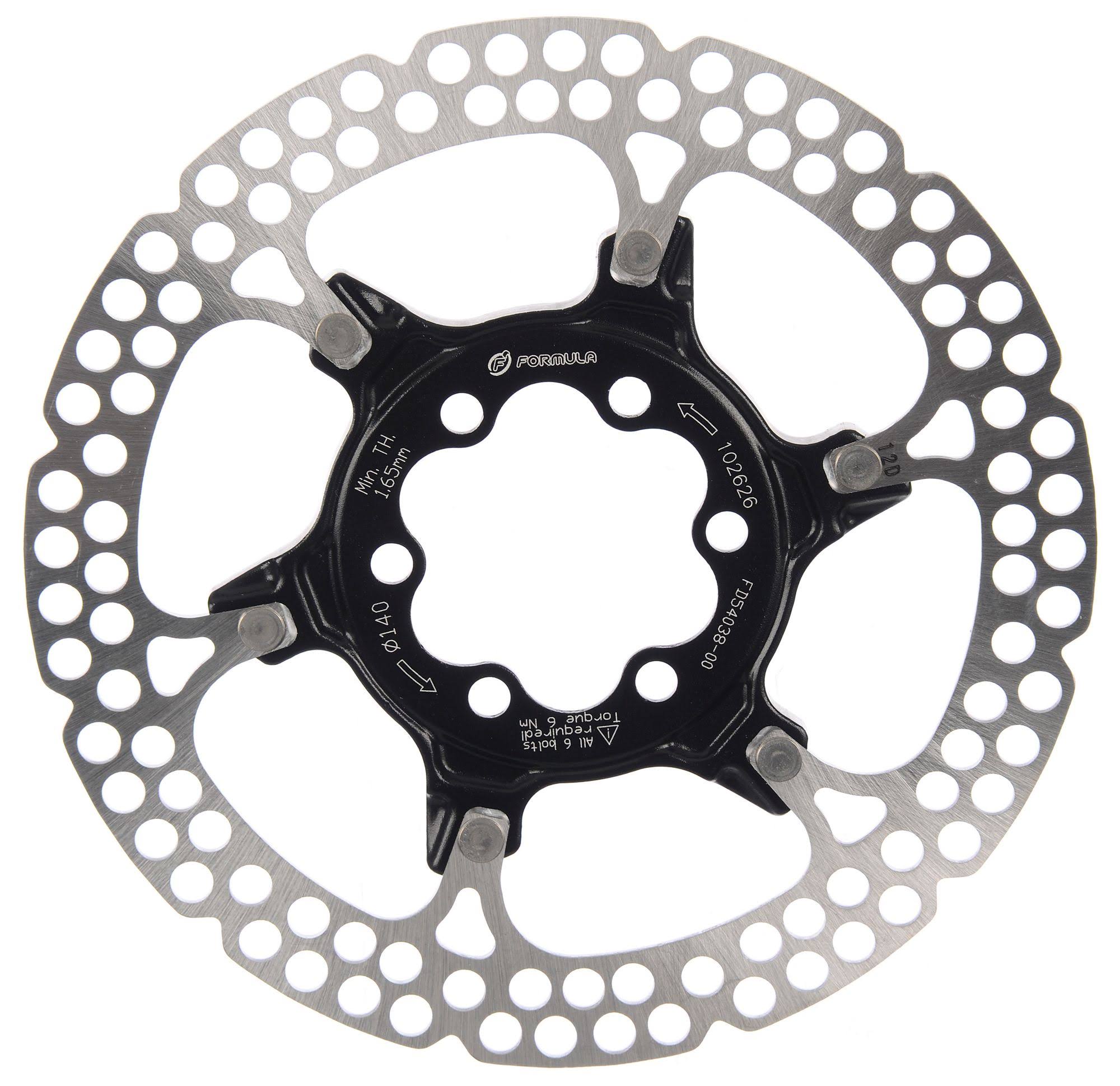 Formula 6-Bolt Rotors Black 140mm