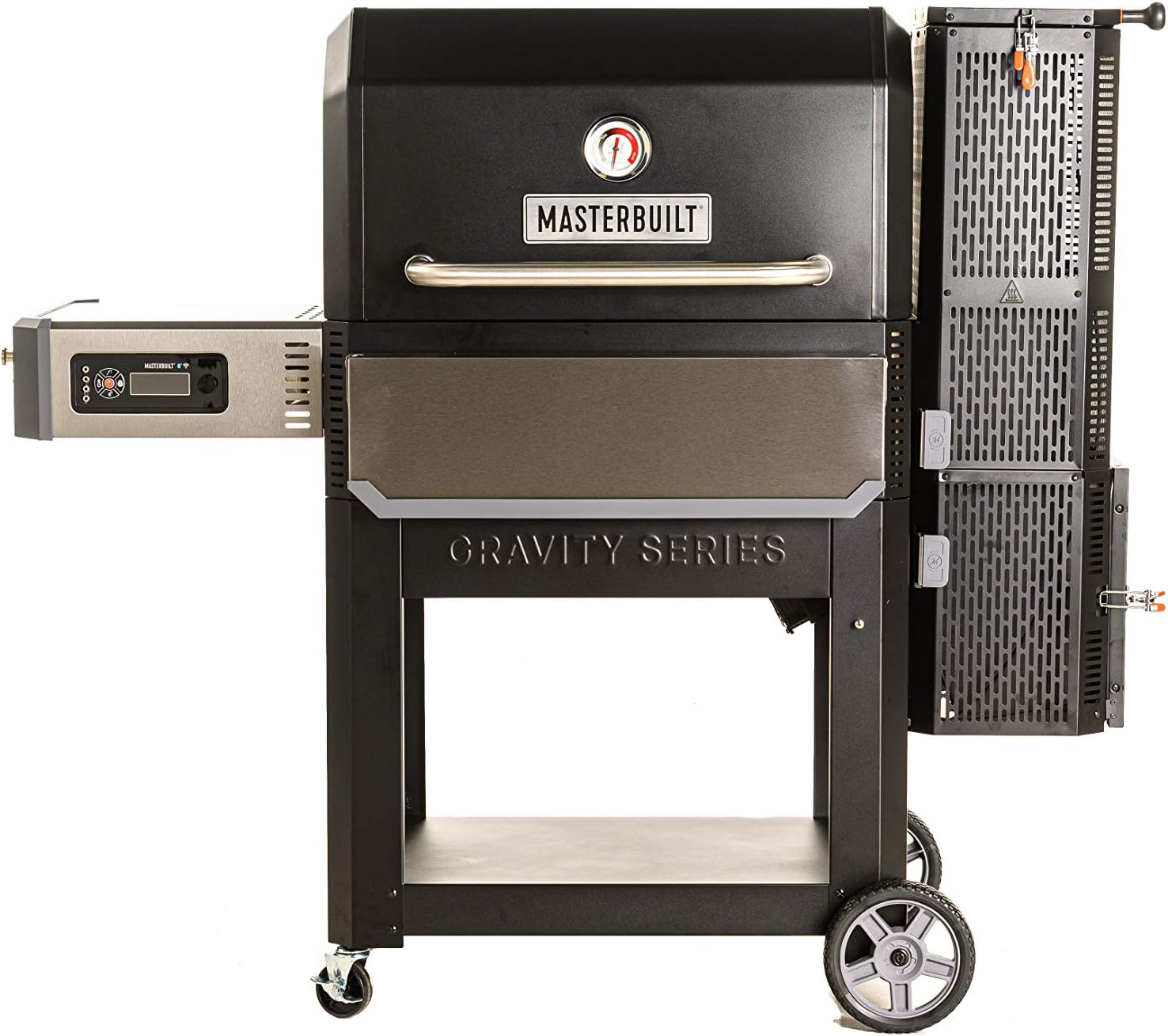Masterbuilt MB20040220 Gravity Series 560 Digital Charcoal Grill + Smoker, Black