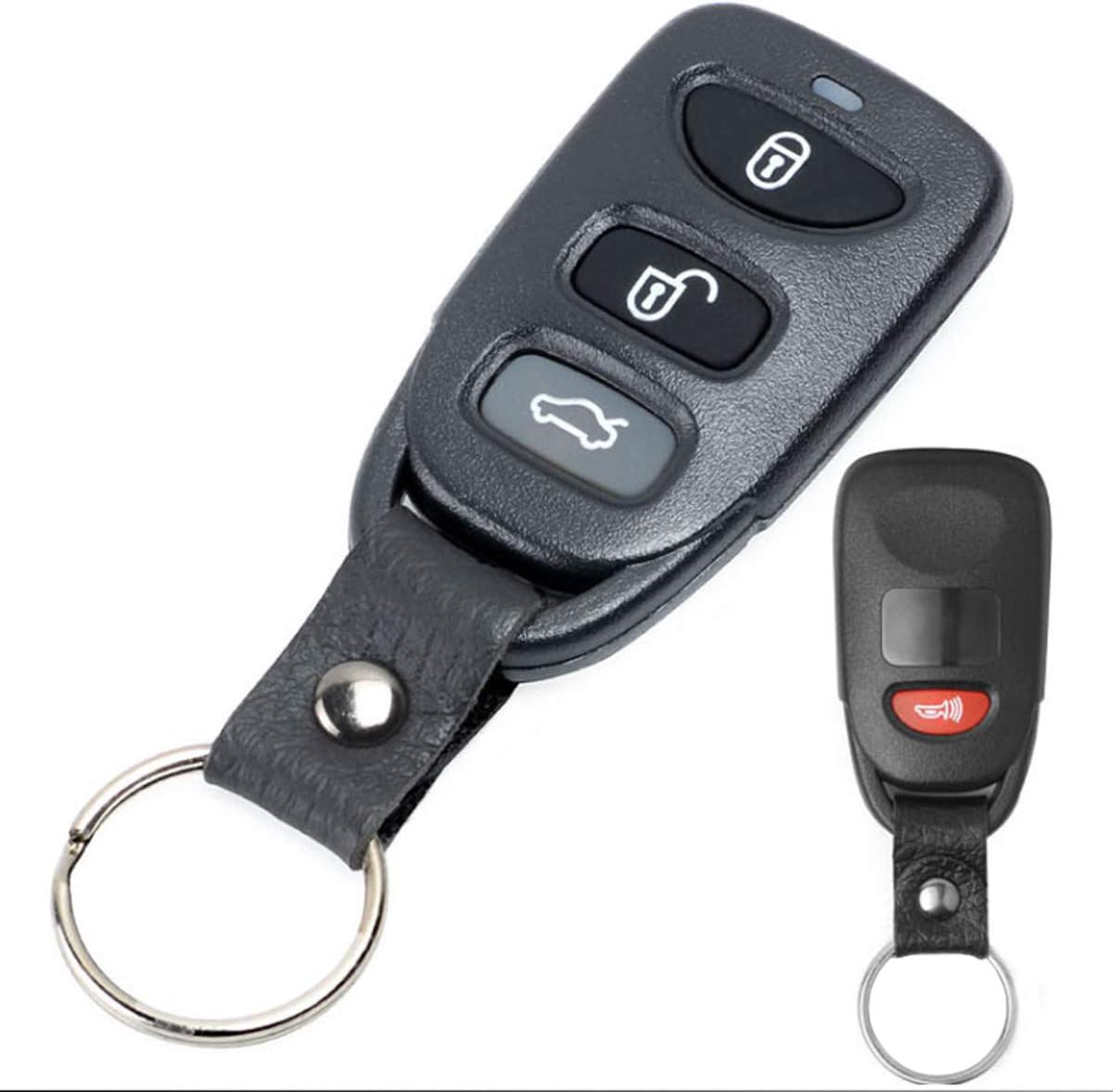 Olivine Auto New Key Shell for Hyundai Elantra Sonata Accent Remote Control Key Cover Fob Case Keyless Entry, Black