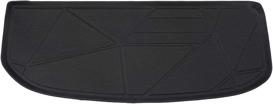 T TGBROS Custom Fit for Cargo Mat Hyundai Palisade 2020 2021 2022 2023 Behind 3rd Row Black All Weather Cargo Liner Rear Trunk Liner Non-Slip TPO Odourless