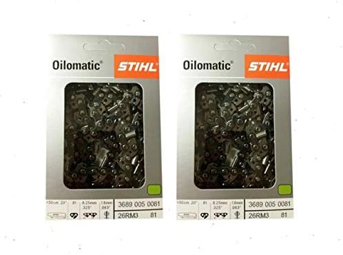 STIHL 26RM3-81 Oilomatic Rapid Micro 3 Saw Chain, 20