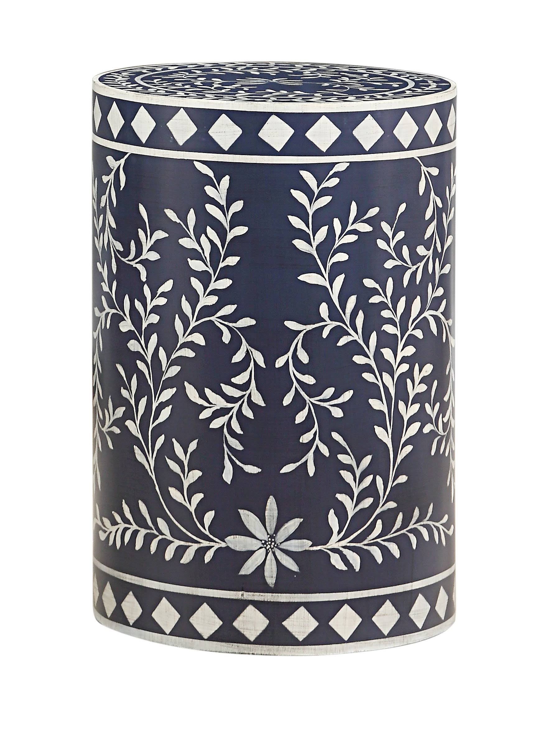 Coast to Coast Royals Blue Round Accent Table