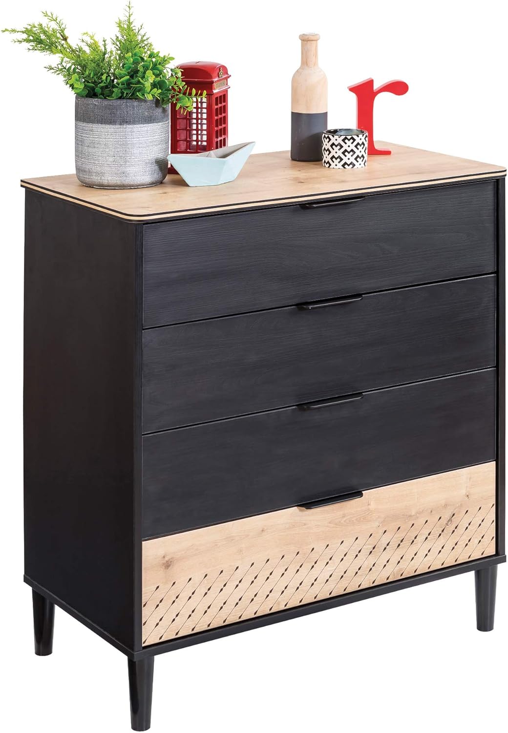 Cilek 20.99.9991.00 Black 3 Drawer Nero Chest