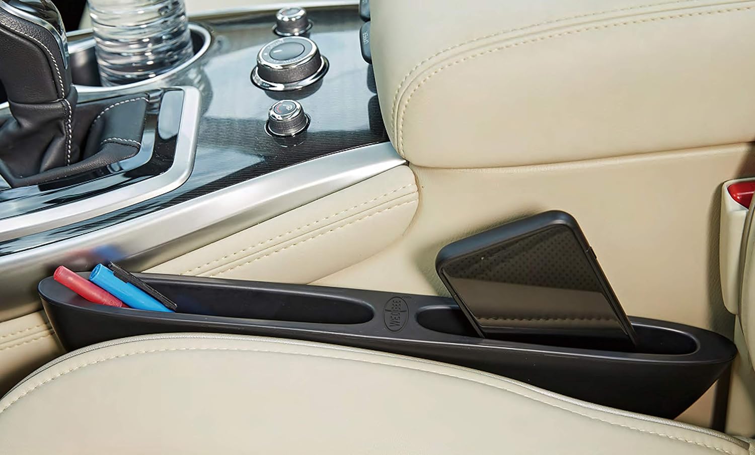 Sojoy WEDGEE Car Seat Gap Filler Organizer Patented Car Interior Storage Accessories (1)