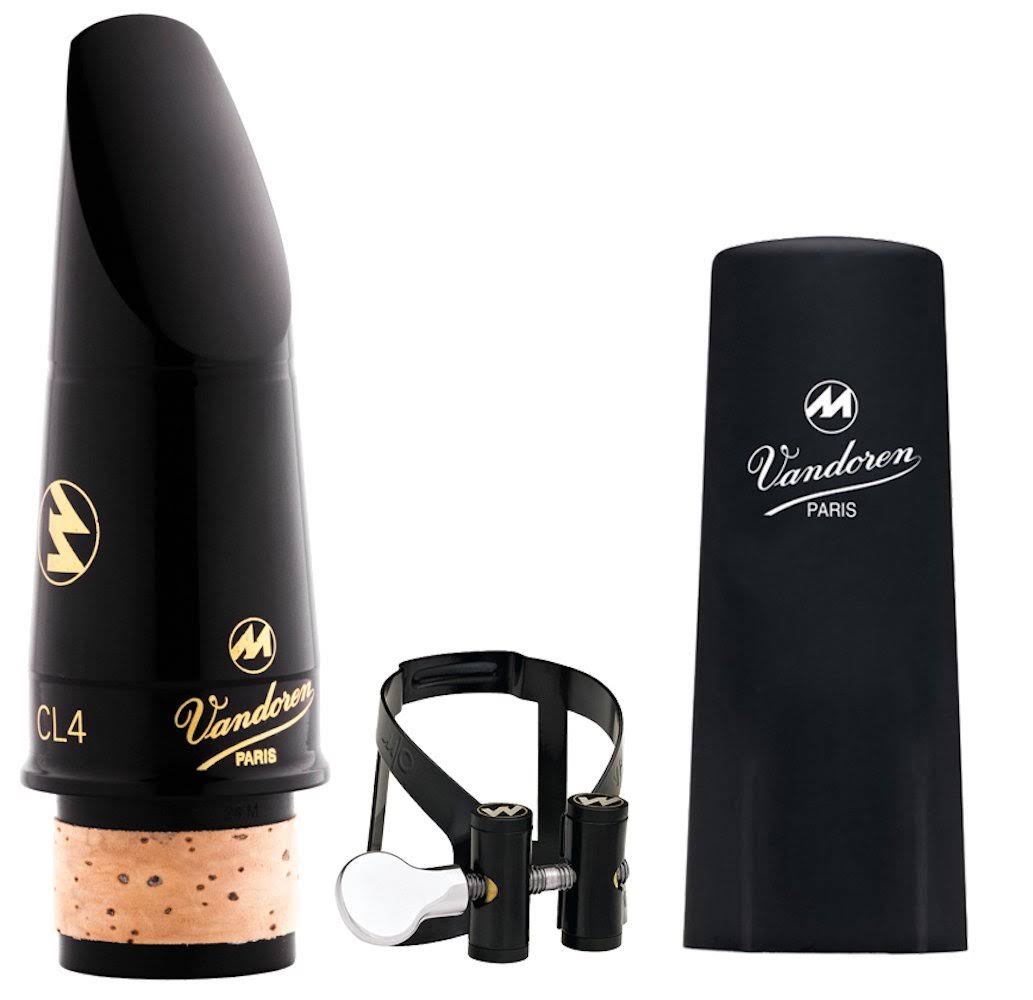 Vandoren CM60048KB Masters Bb Clarinet Mouthpiece with M/O Black Ligature - CL4 Facing