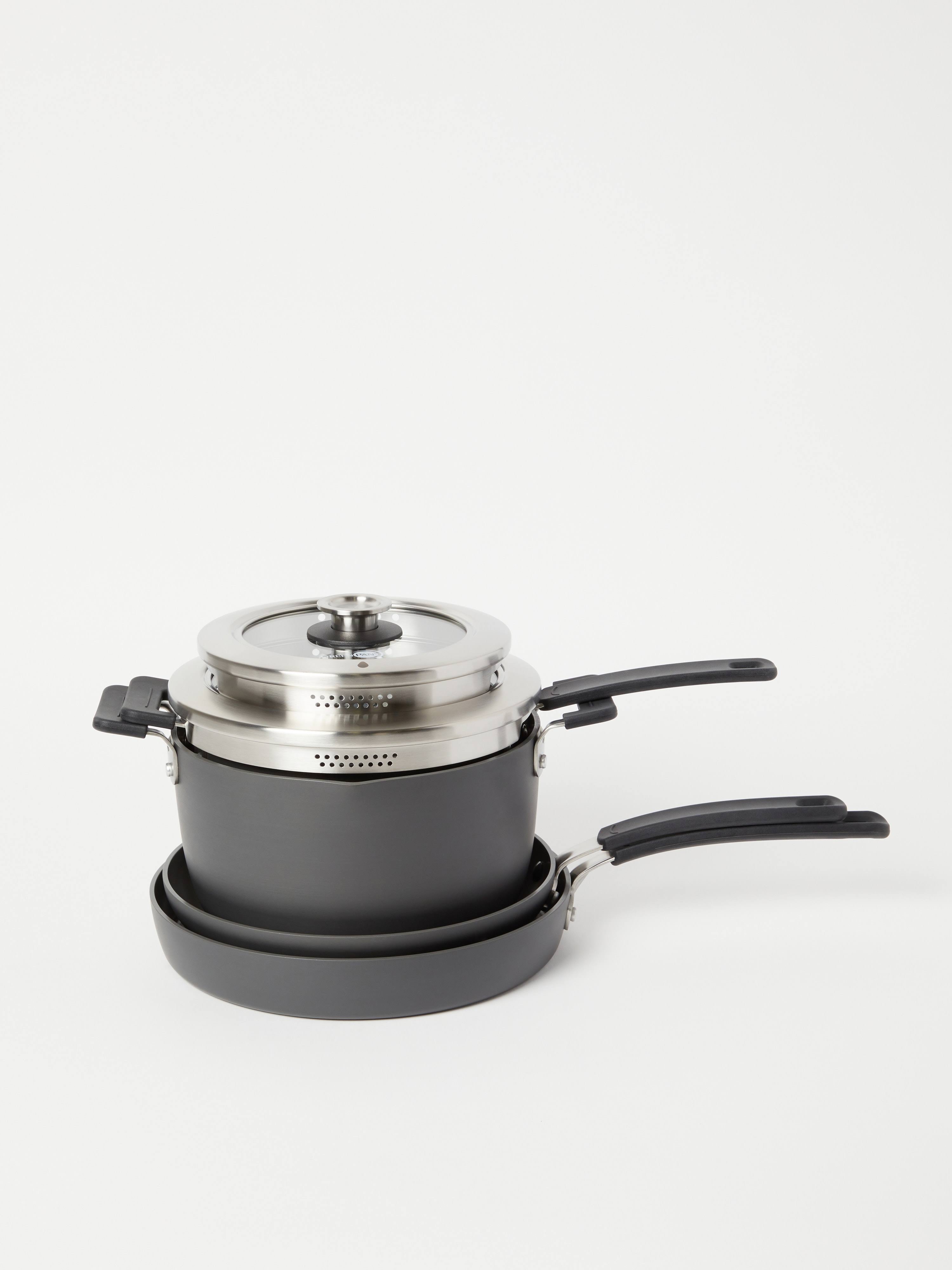 Greenpan Levels 6-Piece Stackable Ceramic Nonstick Cookware Set