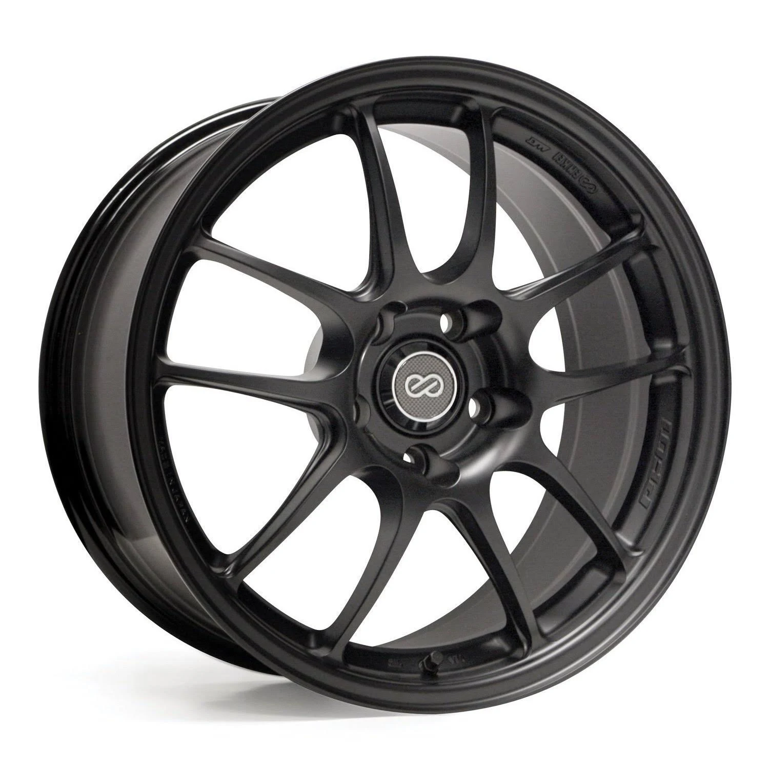 Enkei PF01 17x8 5x114.3 50mm Offset Black Wheel