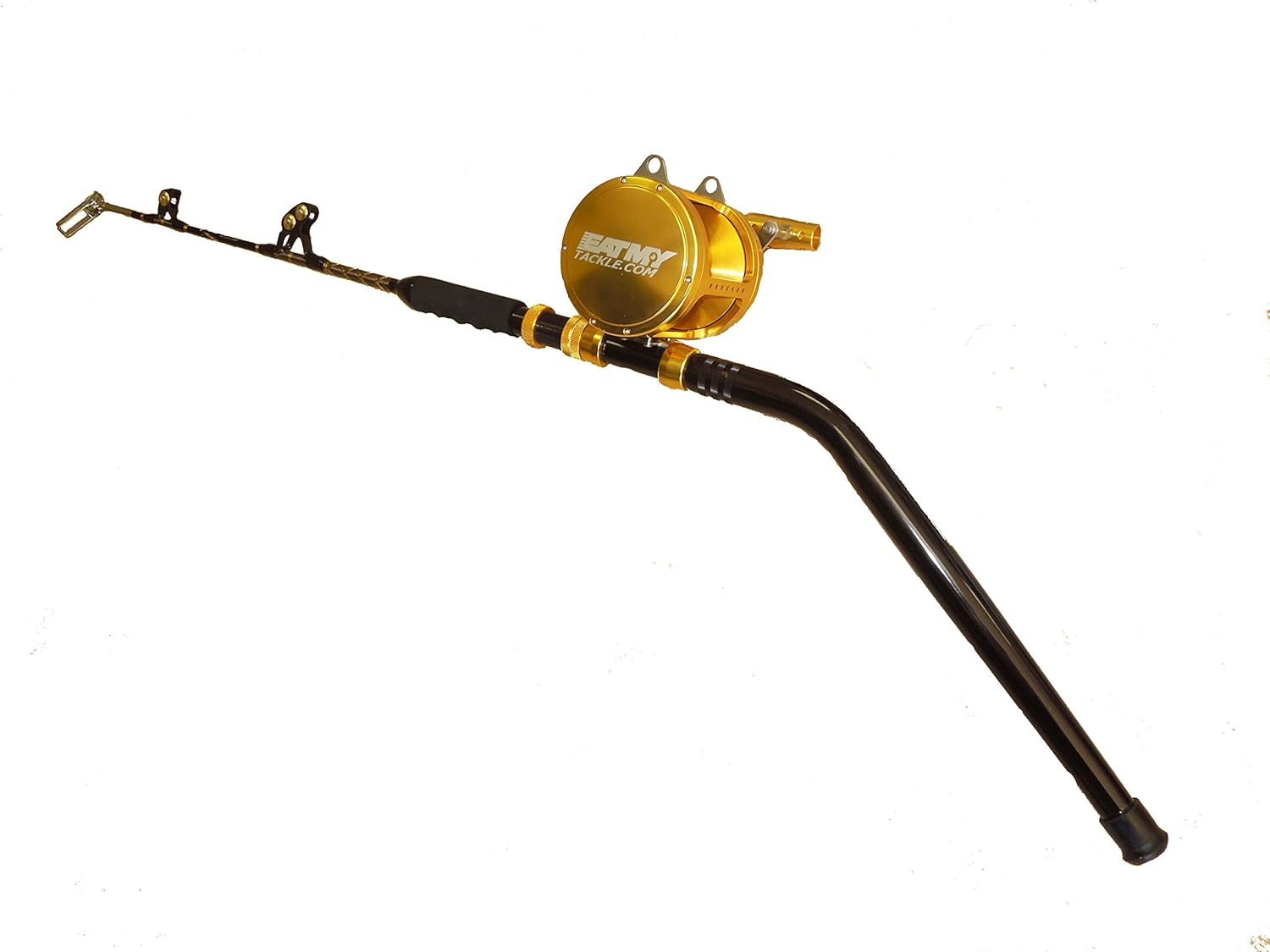 EAT MY TACKLE Blue Marlin Short Dredge Rod and a 80 Wide 2 Speed Reel