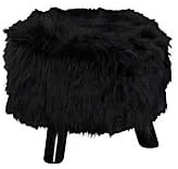 Linon Flokati Foot Stool, 16