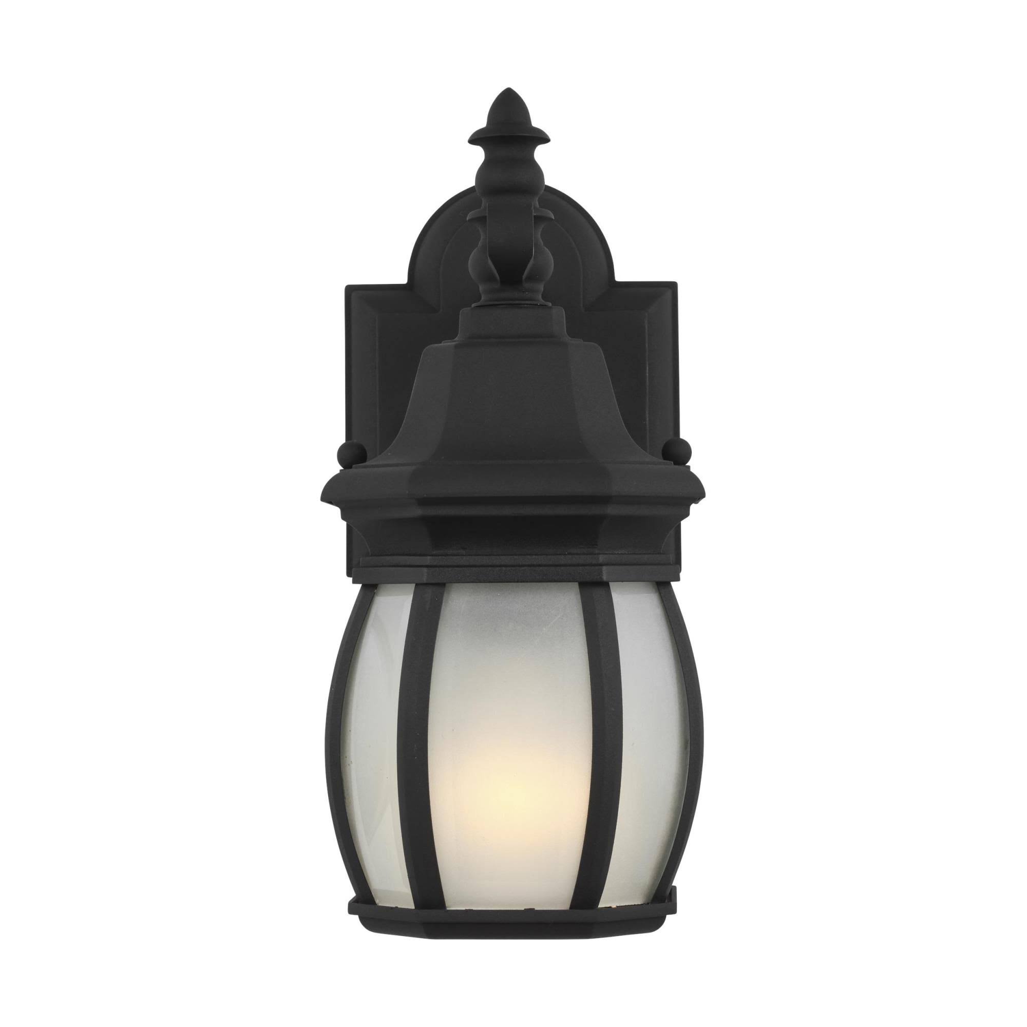 Generation Lighting - 89104EN3-12 - One Light Outdoor Wall Lantern - Sea Gull - Wynfield - Black