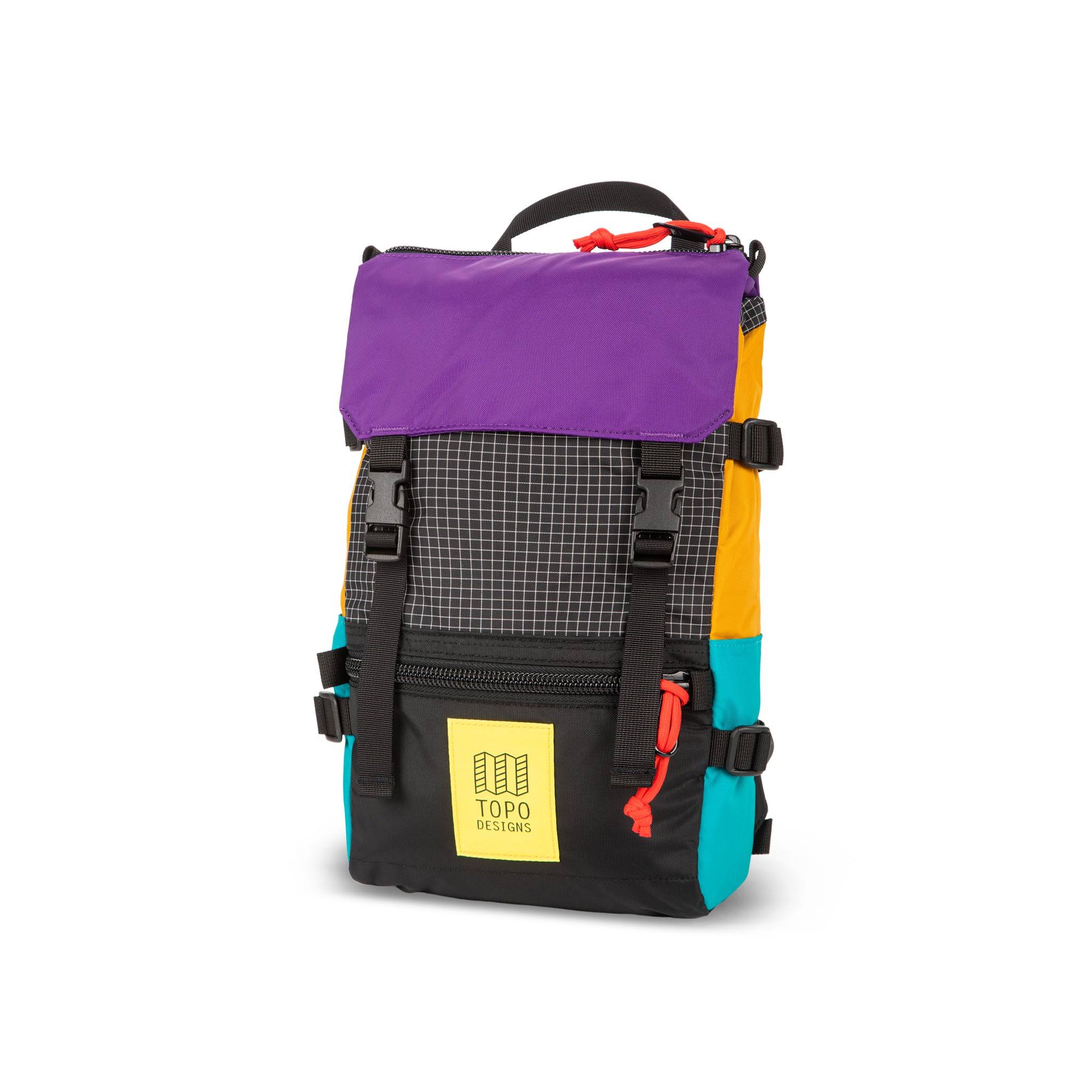 Topo Designs Rover Pack Mini - Ripstop/black/purple