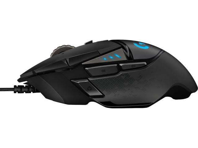 Logitech - G502 Hero Wired Optical Gaming Mouse with RGB Lighting - Black