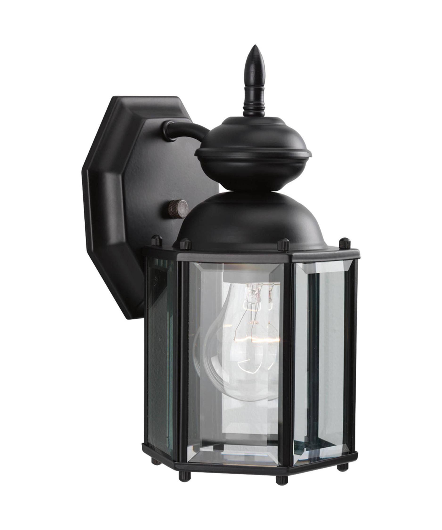 Progress Lighting BrassGUARD 1-Light Wall Lantern (Black) P5756-31