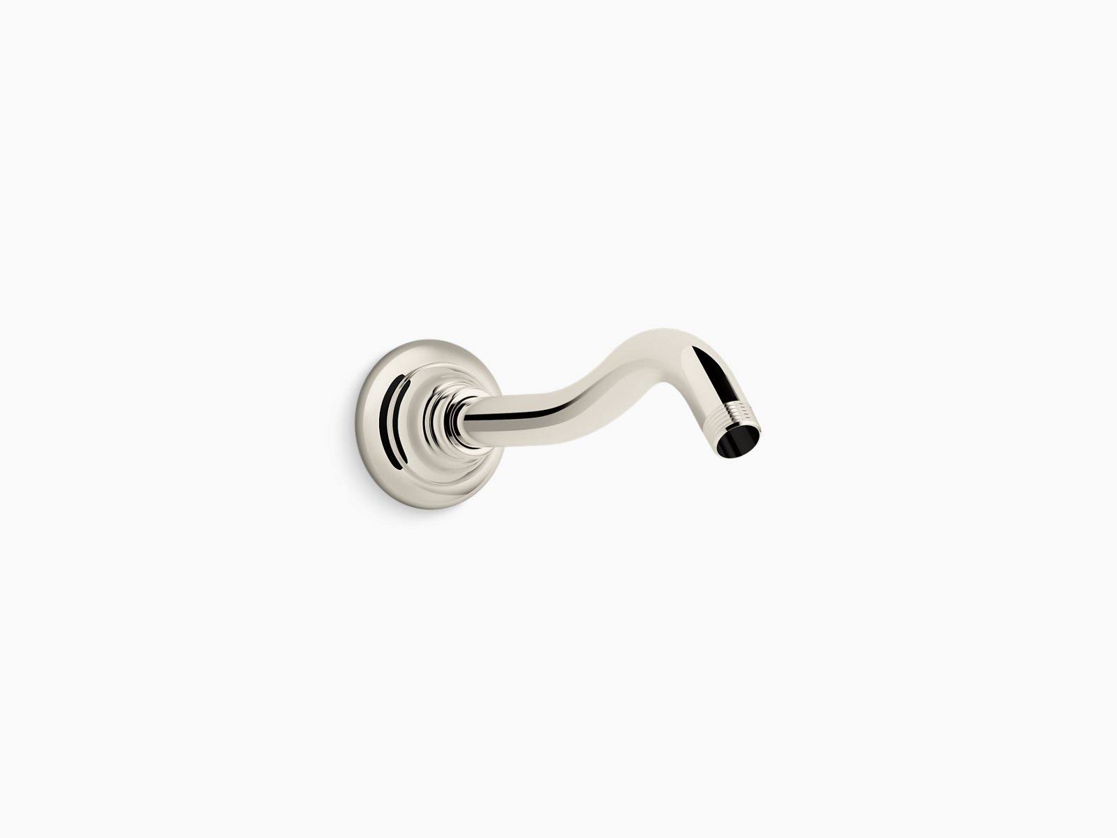 Kohler K-72775 Artifacts Shower Arm and Flange Vibrant Polished Nickel