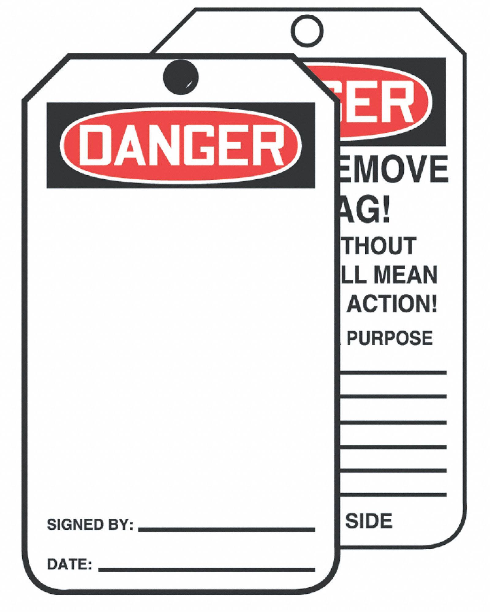 Accuform TAR423 Danger Tag,6-1/4 x 3 In,Cardstock,PK250