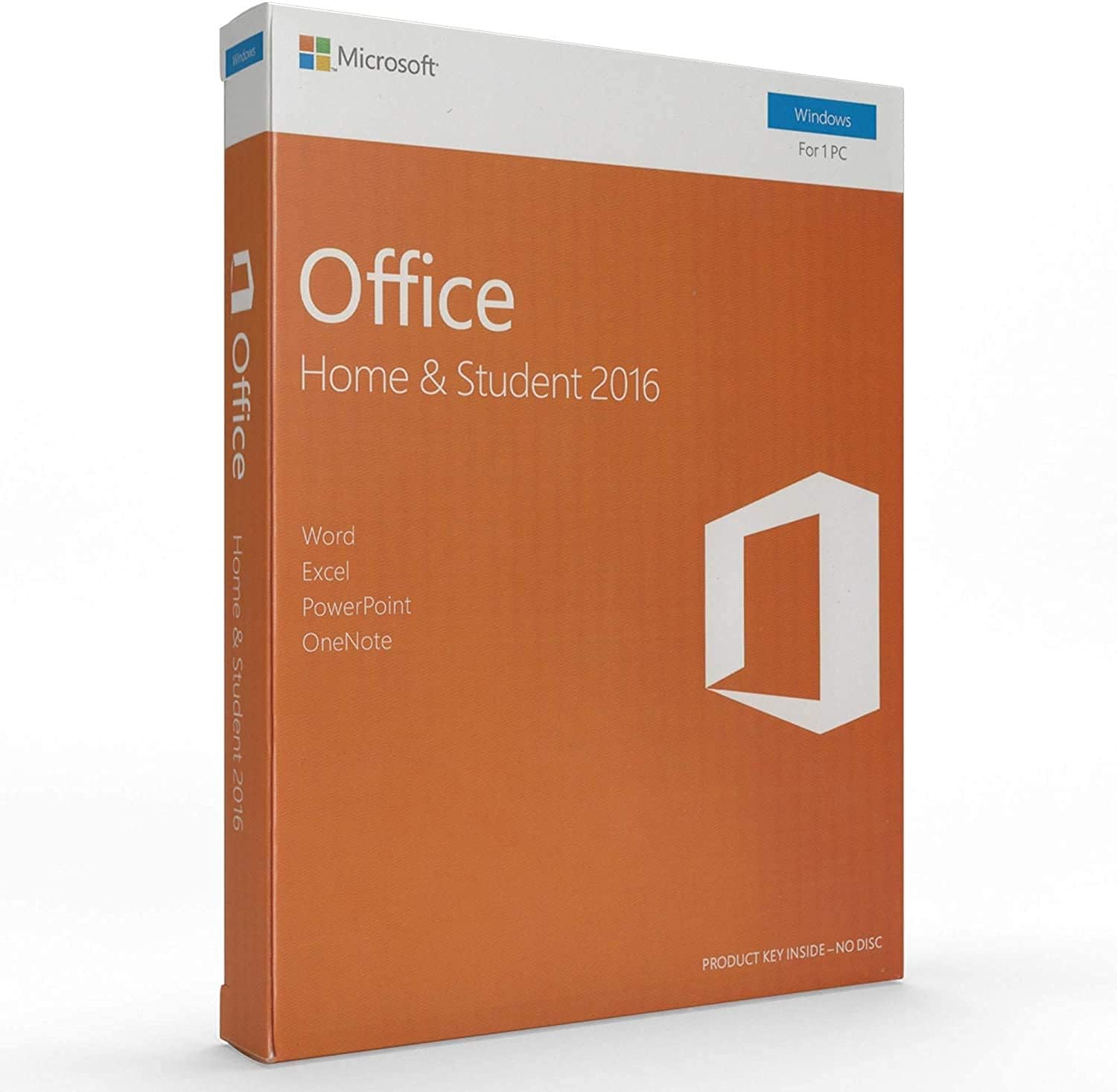 Office 2016 Home and Student - English - Lifetime License - 1 PC - Box - KeyCard - Word Excel PowerPoint OneNote - Windоws 7 / 8 / 8.1 / 10 / 11 (not macOS)