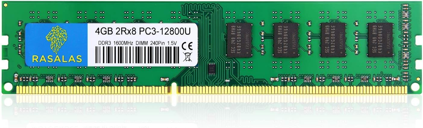 Rasalas 8GB PC3L-12800S ddr3l-1600 sodimm 1600mhz Laptop RAM DDR3L 1600 2Rx8 8gb ddr3 Laptop 12800s pc3 1.35V 204-Pin CL11 Dual Rank Ram Pack of 2