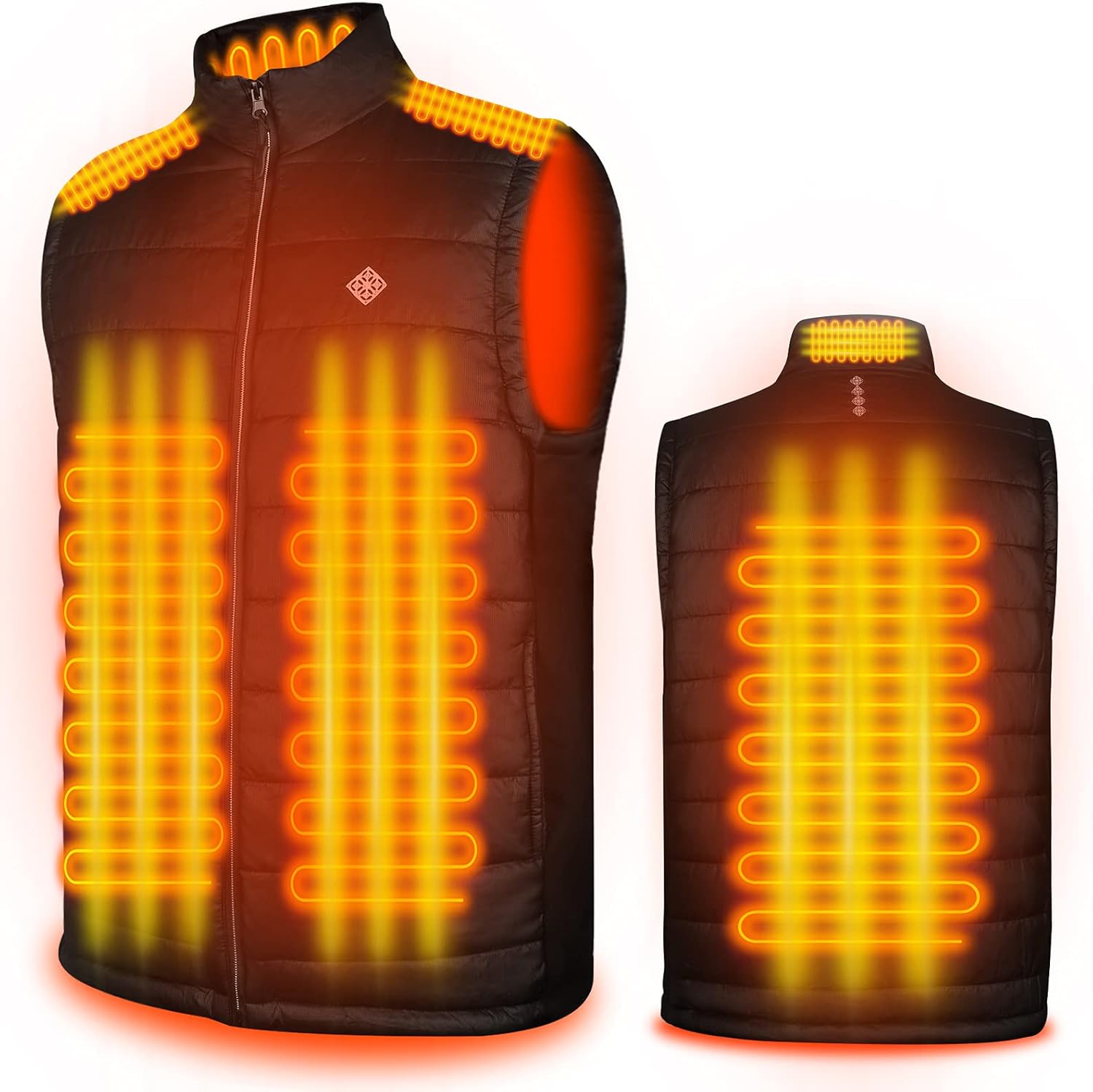 Heated Vest - Electric Heating Coat Heated Jacket Man/Woman Battery Not Included