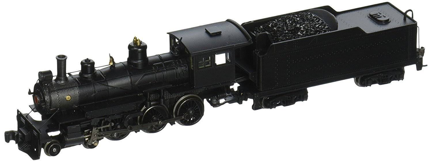 Bachmann 51451 N Painted u0026 Unlettered 4-6-0 Steam Locomotive w/DCC (Black)