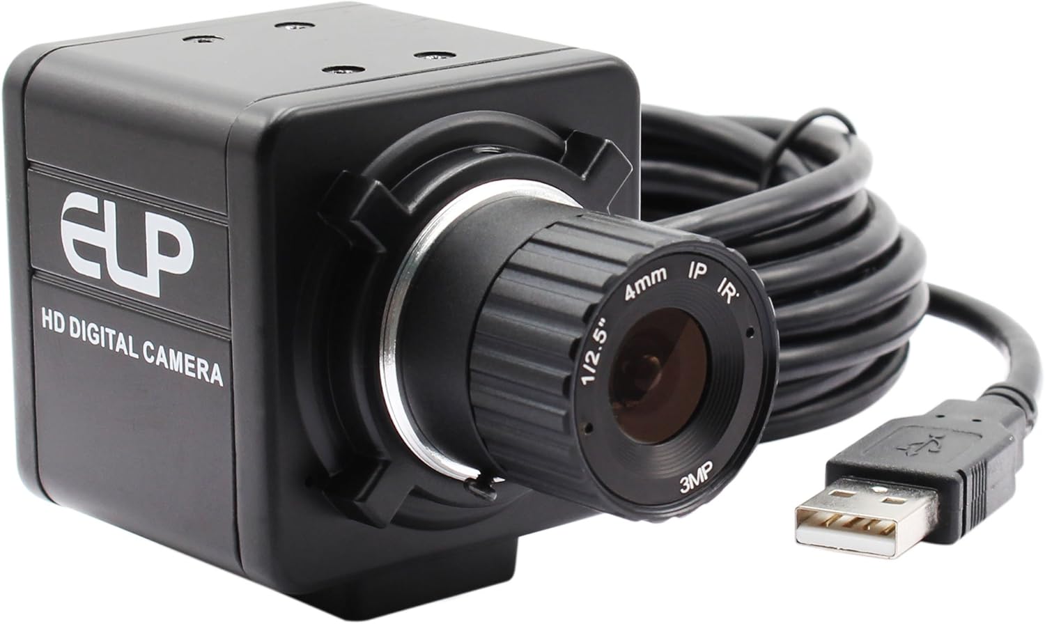 ELP 4mm Lens Aluminum Industrial Box Housing 960P Industrial Camera Pack of 2