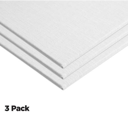 Centurion Deluxe Oil Primed Linen Panel 3-Pack 24x30