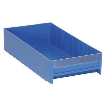Quantum Storage 5-5/8x22 Wide x 11x22 Deep x 2-1/2x22 High Drawer Bin - Blue, Polystyrene, 25 lb Capacity | 24-Pack | Part #IDR2