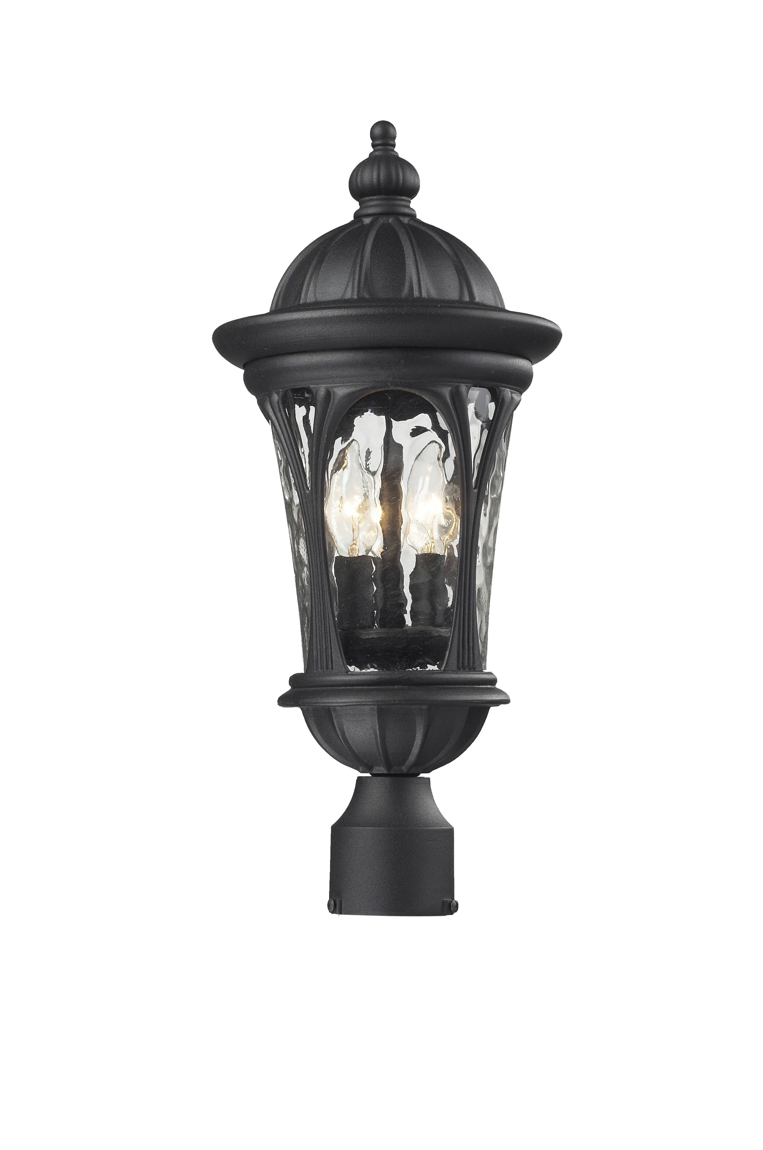 Z-Lite 543PHM-BK Doma Outdoor Post Light, Black