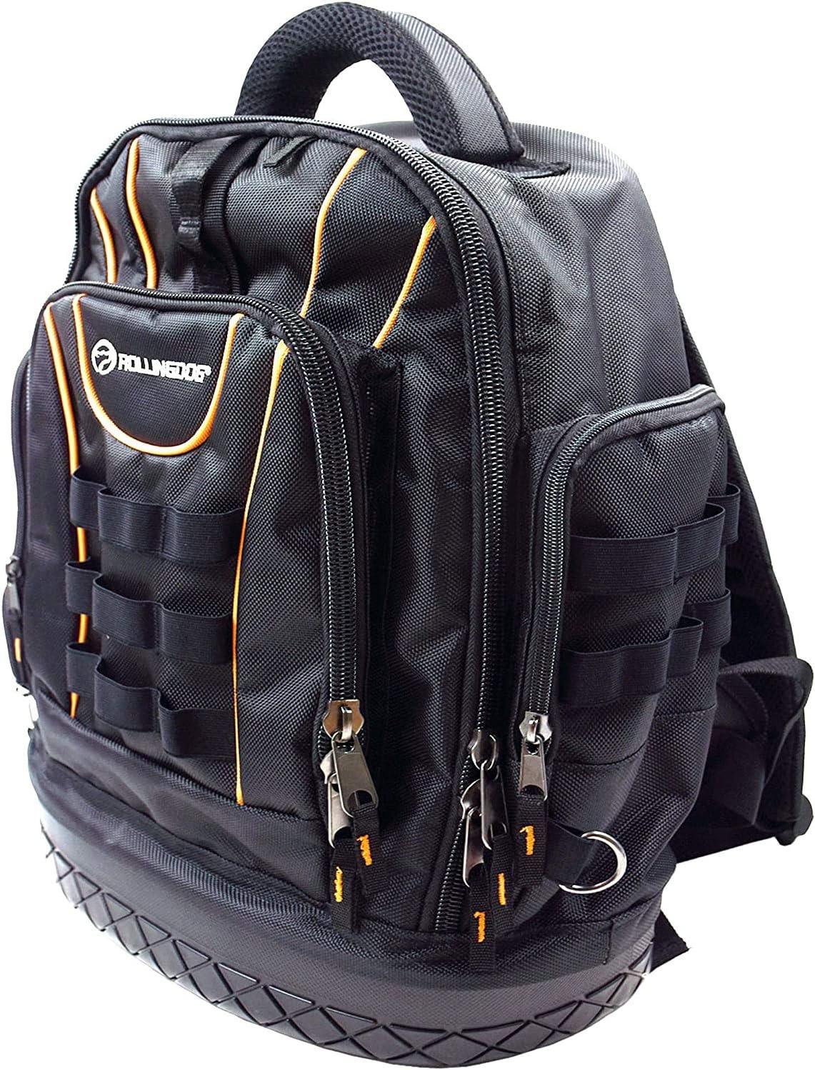 ROLLINGDOG Tool Backpack-Heavy Duty Tool Bag, Painter Backpack, Fits All the Painting and DIY Tool In,Easy to Carry Tool Organizers