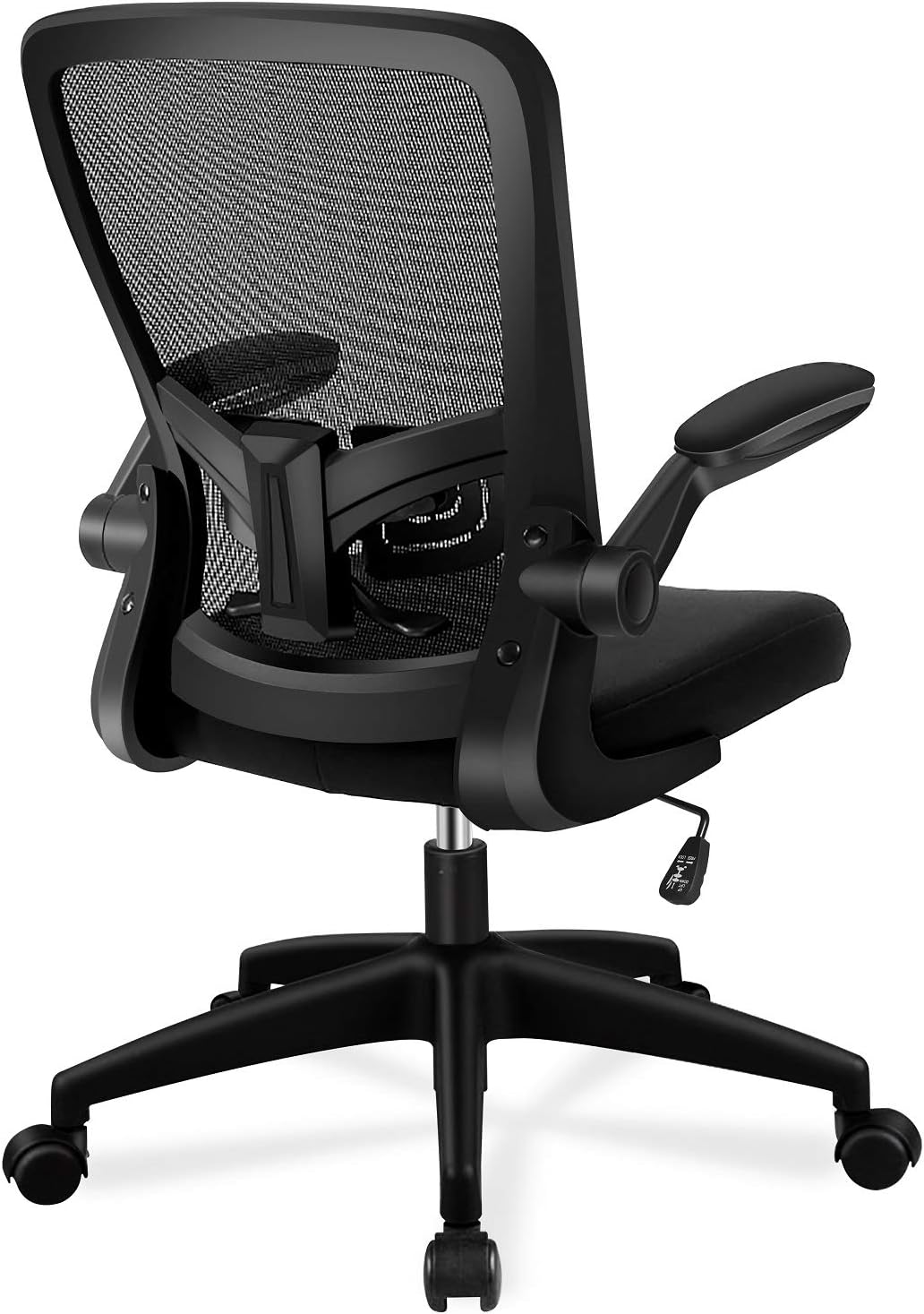 Office Chair, FelixKing Ergonomic Desk Chair with Adjustable Height and Lumbar Support Swivel Lumbar Support Desk Computer Chair with Flip up Armrests for Conference Room (Black)