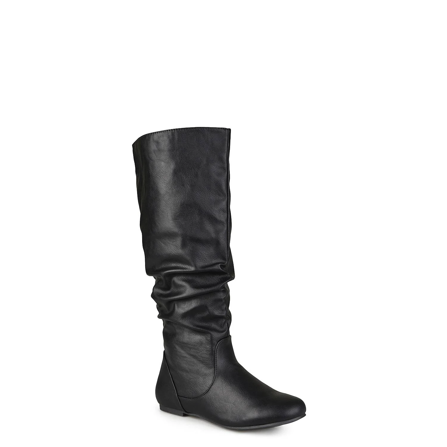 Journee Collection Jayne Wide Calf Female Dress Black 7.5