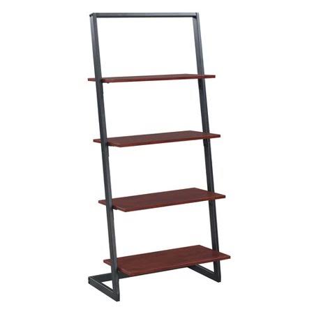 Ebern Designs Bailee Ladder Bookcase, Black