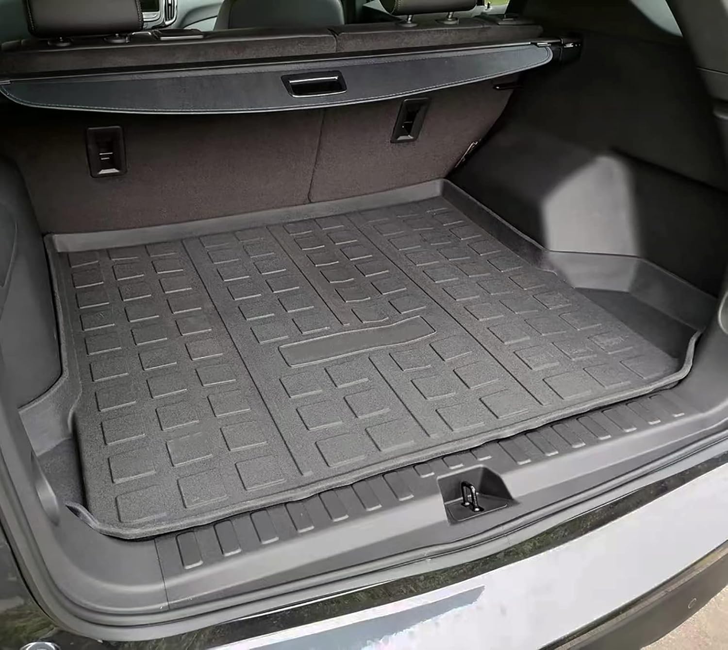 kaungka Cargo Liner Rear Cargo Tray Trunk Floor Mat Waterproof Protector for 2018-2020 GMC Terrain Equinox Pack of 2