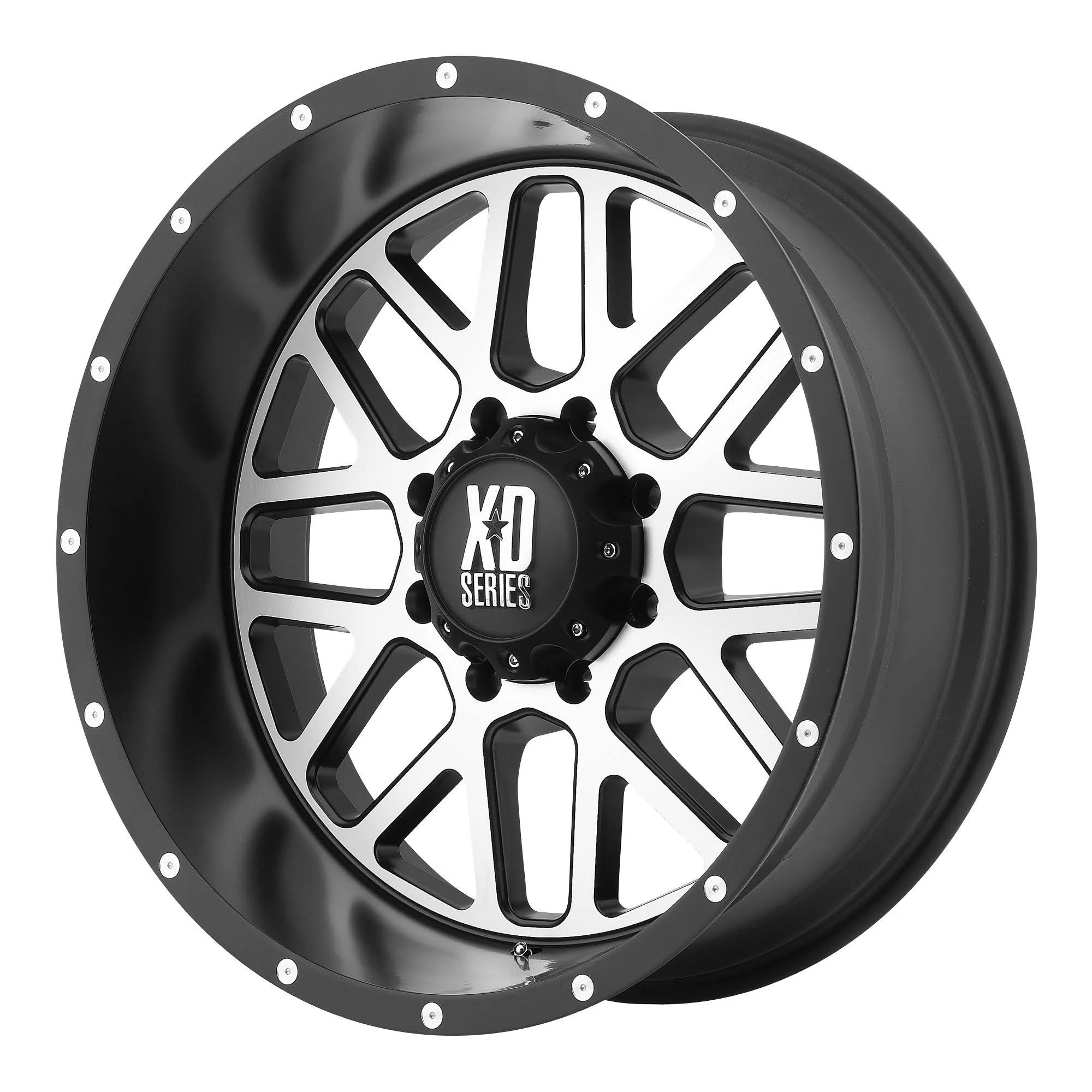 XD Series XD820 Grenade Machined Black 20x10 5x5 -24mm (XD82021050524N)