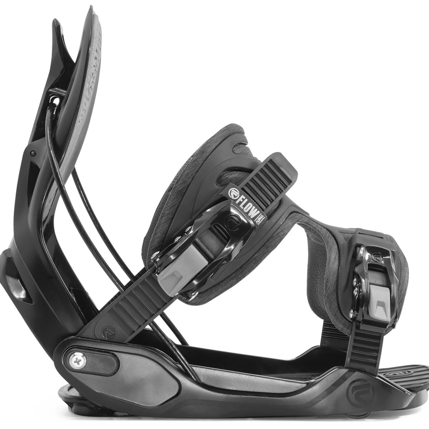 Flow Alpha Snowboard Bindings - Black