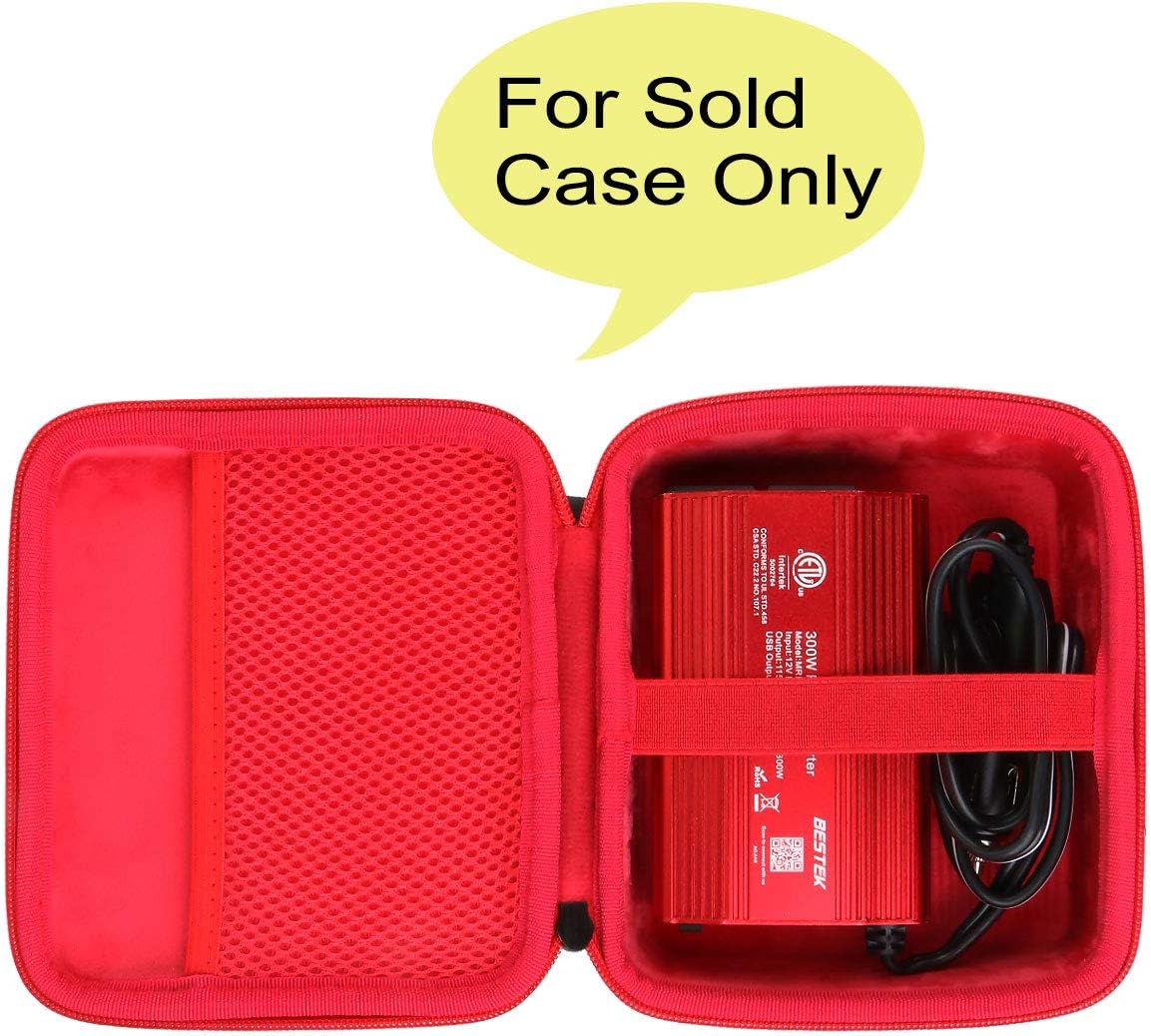 co2CREA Hard Case Replacement for BESTEK 300W / Foval 150W Power Inverter DC 12V to 110V AC Car Inverter Car Adapter Pack of 2