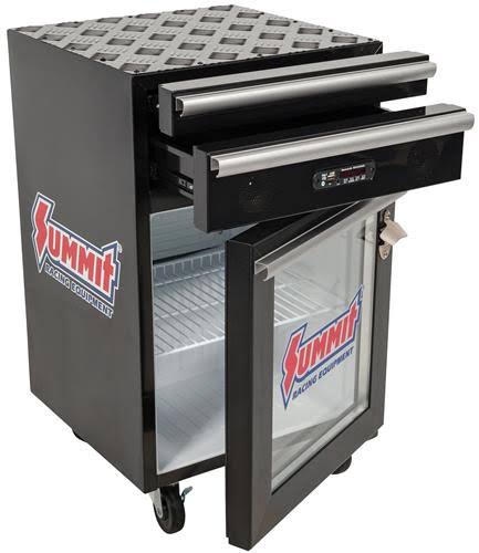 Summit Racing SUM-P01058: Summit Racing Toolbox Mini Fridge with Bluetooth Speakers