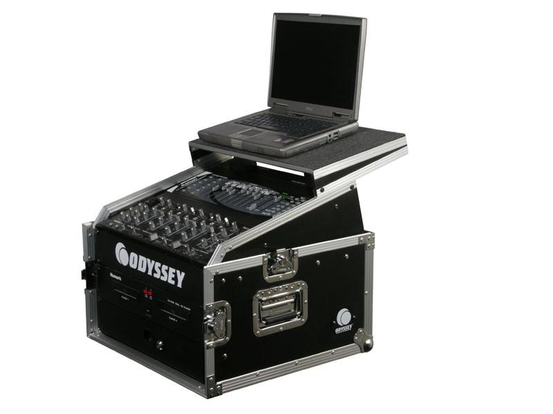 Odyssey FZGS1004 Flight Zone Glide Style 10U x 4U Combo Rack