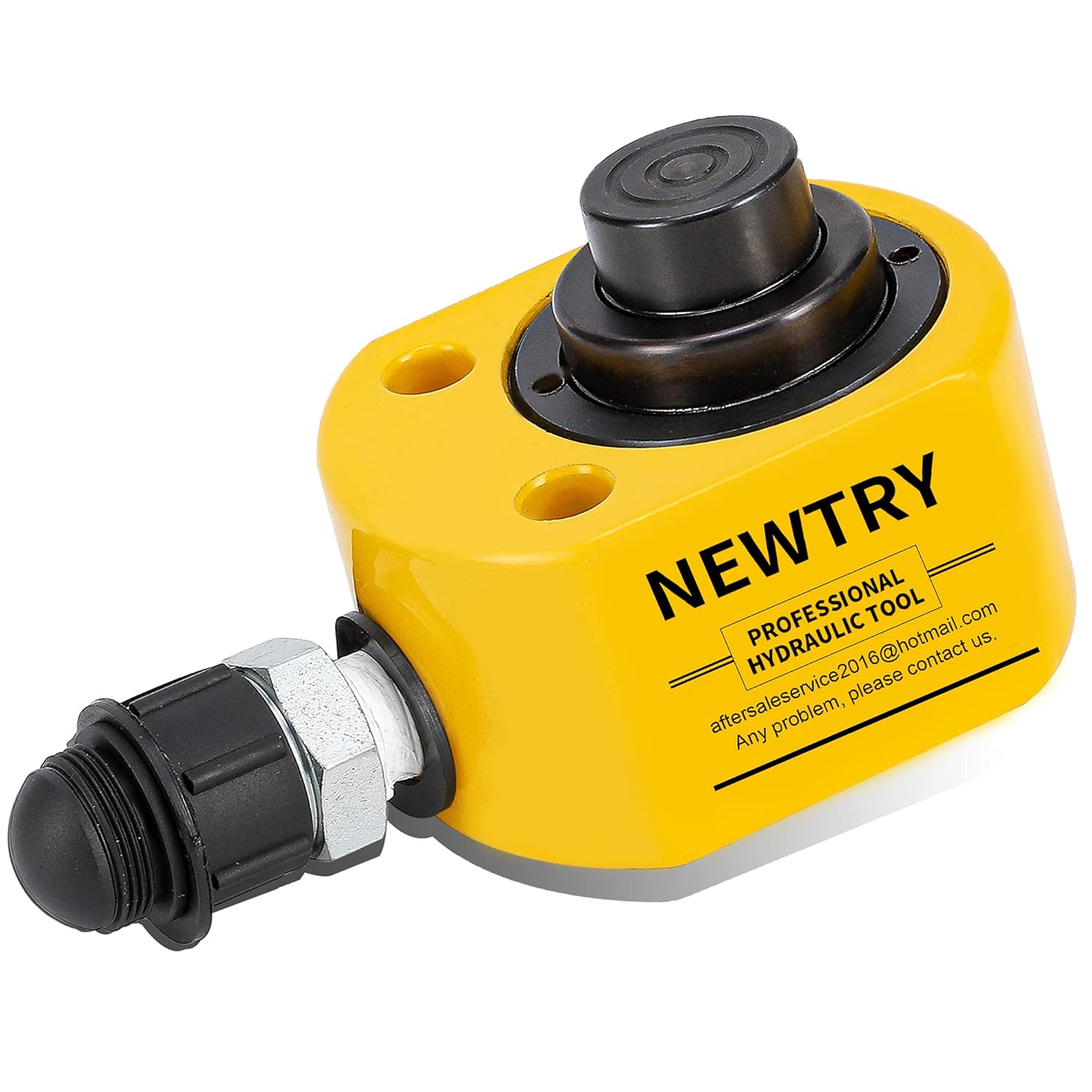 NEWTRY Hydraulic Jack 30T Hydraulic Cylinder Low Profile Hydraulic Ram Jack Multi-Section 2.13&rdquo; Stroke Super Thin Lifting Jack Mini, Portable for Machinery, Bridge, Construction