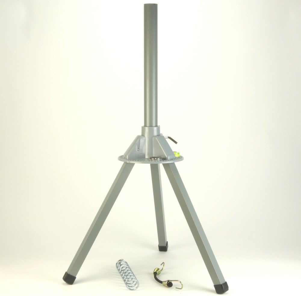 Dish Tripod with Level and Compass, 3 Feet Tall Pack of 2
