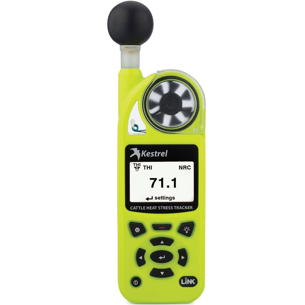 Kestrel 5400AG Cattle Heat Stress Tracker with Link + VANE Mount