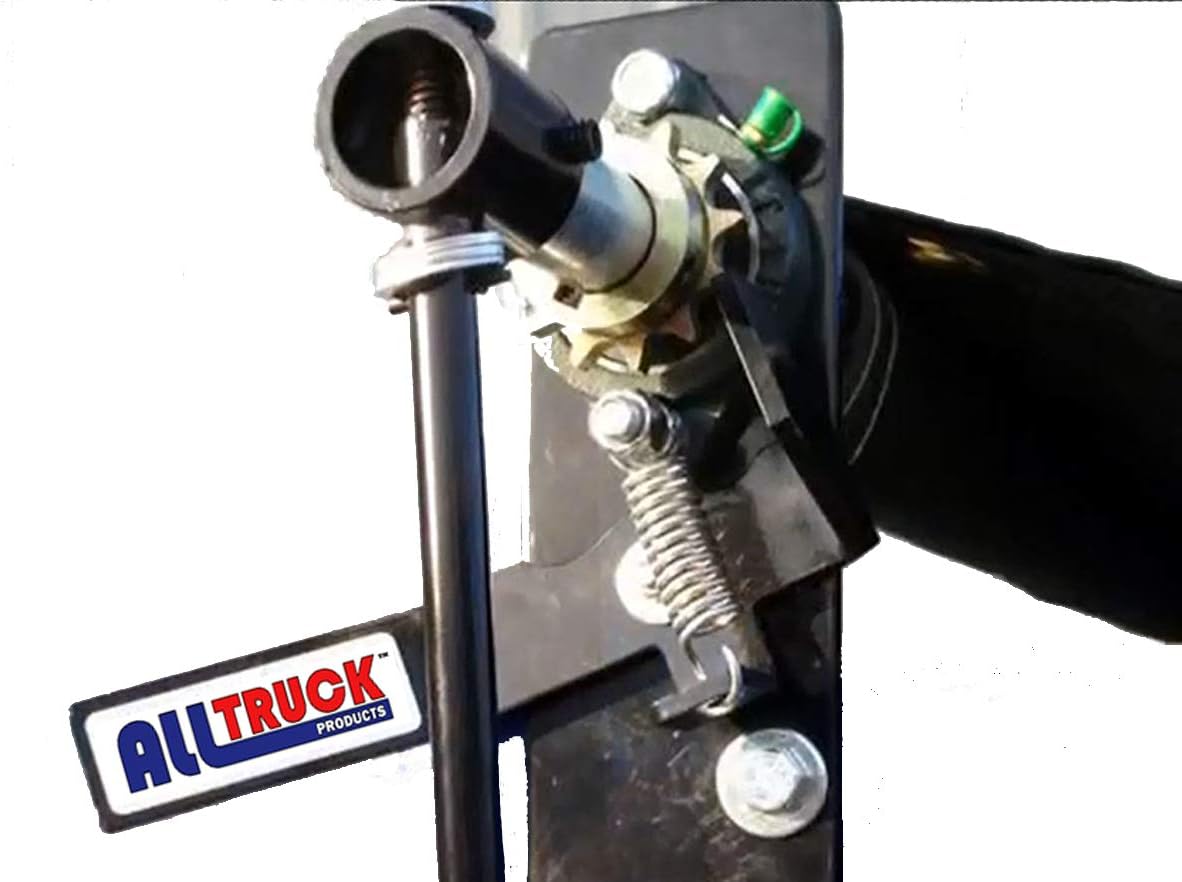 Hand Crank 7' X 12' Tarp Roller Kit with Black Mesh Tarp for Dump Truck or Trailer by All Truck Products