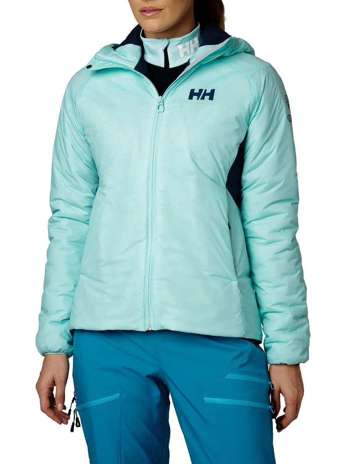 Helly Hansen W Odin Stretch Hooded Ins Jack Blue Tint S