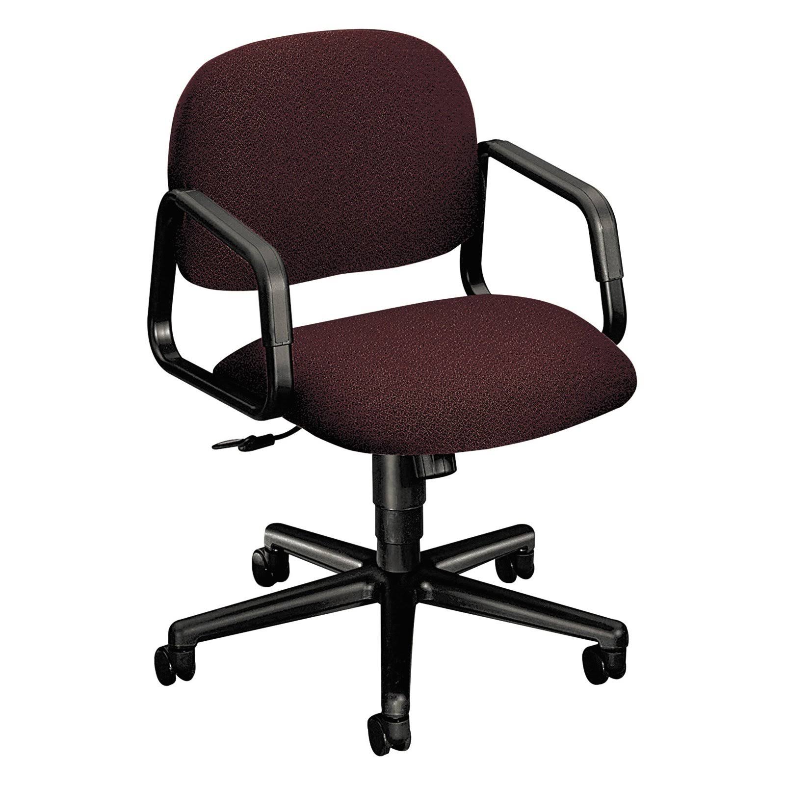 HON Solutions 4000 Series Seating Mid-Back Swivel/Tilt Chair Burgundy